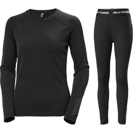 Helly Hansen Lifa Active Crew, nainen, musta