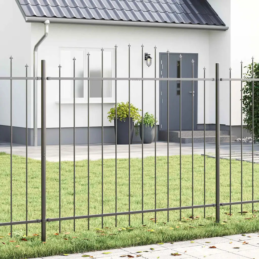 vidaXL Puutarha-aita WOERDEN 5 kpl 170 x 165 cm Jauhemaalattu Teräs