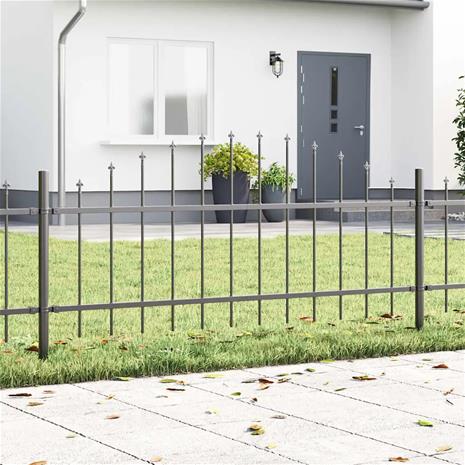 vidaXL Puutarha-aita Woerden 8 pcs Valkoinen