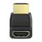 HAMA Adapter HDMI 90 Degree Gold Black – kuva 6