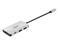 Club 3D USB Gen2 Type-C PD Lataus 1.5A -hubi, Harmaa – kuva 5
