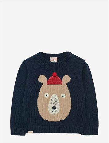BOBOLI Knitwear Pullover - NAVY - 116