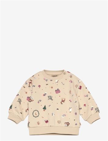 WHEAT Sweatshirt L/S Elliot - OFFWHITE HOLIDAY - 80