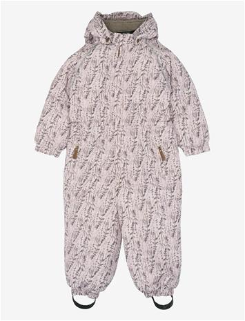 MIKK-LINE Polyester Junior Suit - Aop Floral - CLOUD GRAY - 128