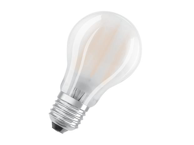 OSRAM-LED-lamppu E27 6,5W lämmin valkoinen, 2 kpl