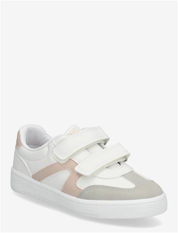 MANGO Velcro Fastening Mixed Sneakers - WHITE - 31