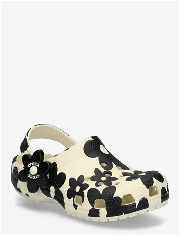 CROCS Classic Pop Petals Clog K - SUMMIT WHITE/BLACK - 33/34