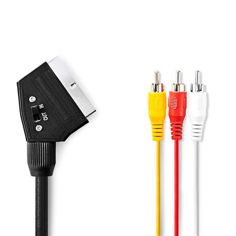 Nedis video / audio cable - composite video / audio - 1 m – kuva 4/4