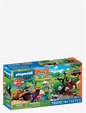 PLAYMOBIL - Zoo: Zookeeper with Vehicle (72072)