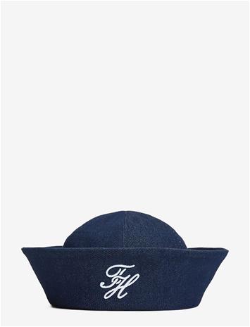 Tommy Hilfiger Th Nautical Script Hat - Navy - ONE SIZE