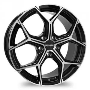 Monaco Wheels GP16 Black/Polished 8X19