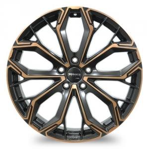 MONACO WHEELS GPC17 BLACK/COPPER 8X18 – kuva 3/3
