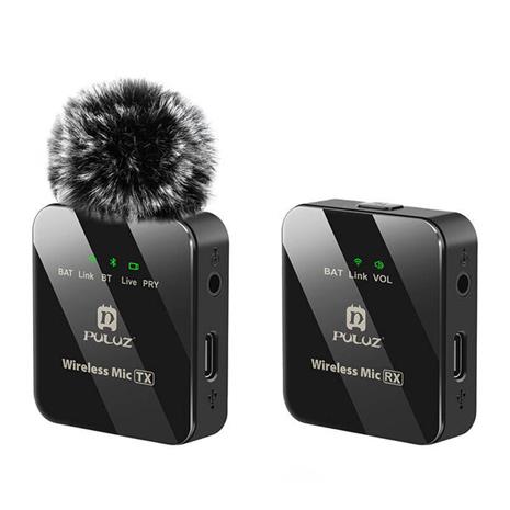 Puluz Wireless Lavalier Microphone 1 TX + 1 RX