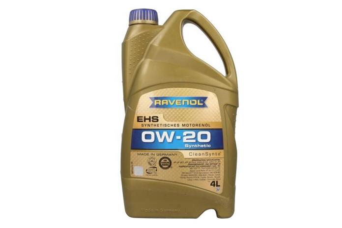 Moottoriöljy RAVENOL EHS 0W20 4L. 0w-20