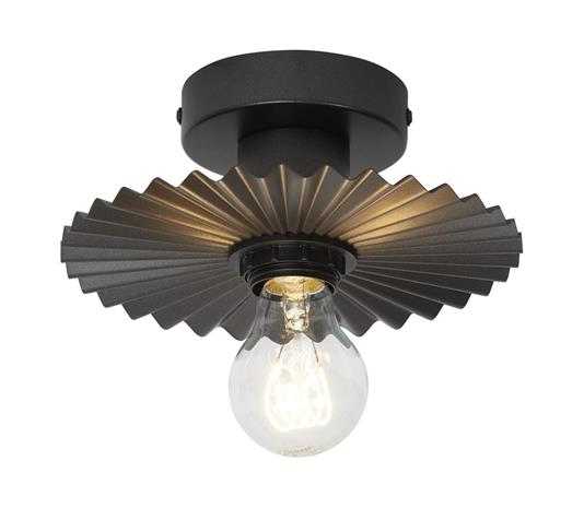OSRAM kattovalaisin Decor Plissee, harmaa, teräs, E27