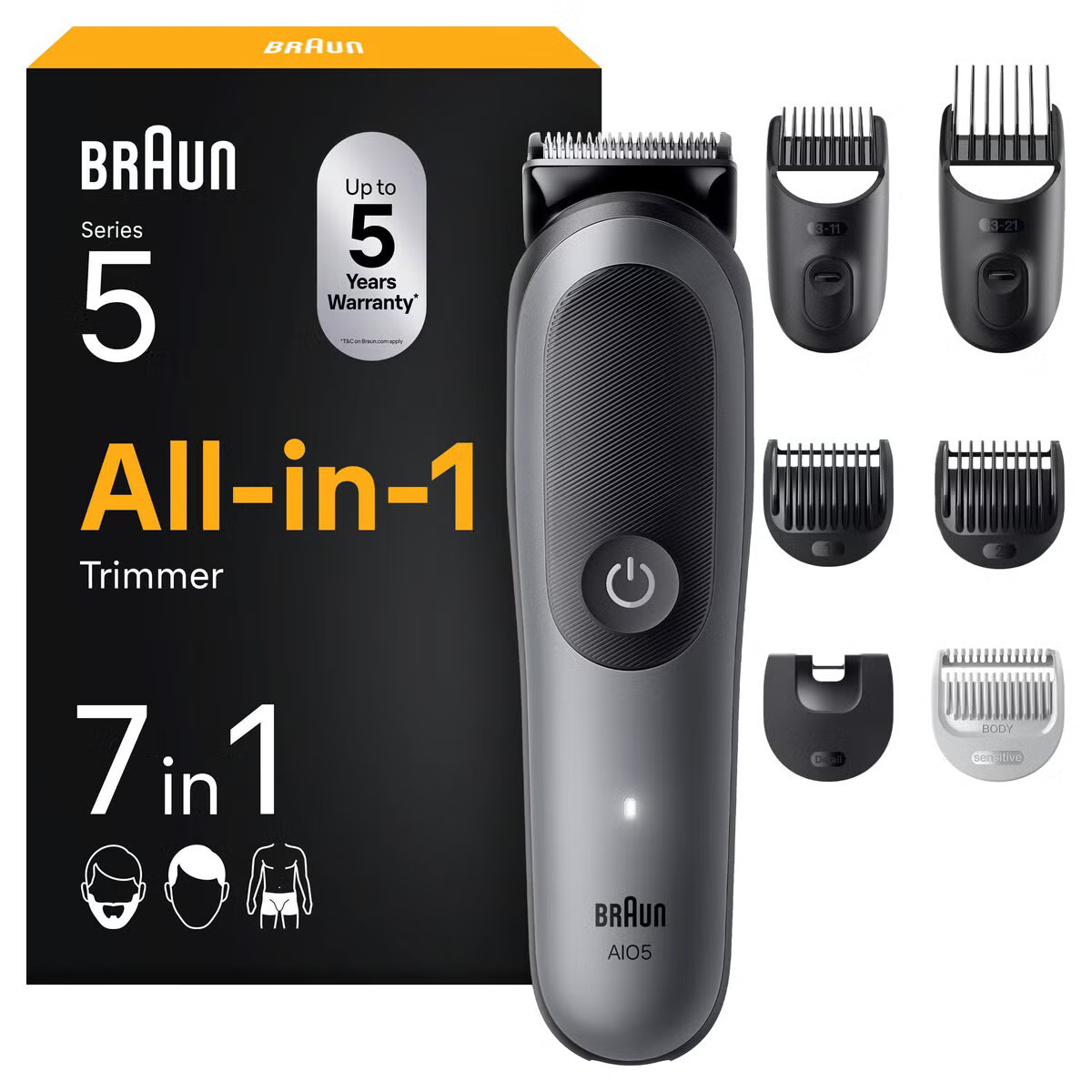 Braun All-in-One Series 5 7-in-1 Monitoimitrimmeri AIO5520