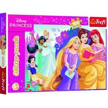 Trefl Disney Prinsessat Glitter Palapeli 100
