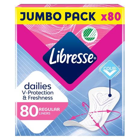 Libresse Regular 80 kpl pikkuhousunsuoja