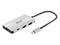 Club 3D USB Gen2 Type-C PD Lataus 1.5A -hubi, Harmaa – kuva 6