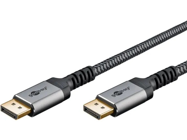 Pro DP 1.4 braided - Black - 5m