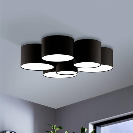 EGLO PASTORE 2 LOFT 6XE27 Ø990 SORT