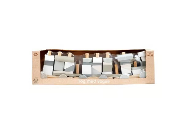 Impulse Toys Wooden train with carriages