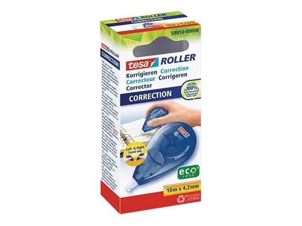 tesa Roller Correction ecoLogo Disposable 10 m x 4.2 mm