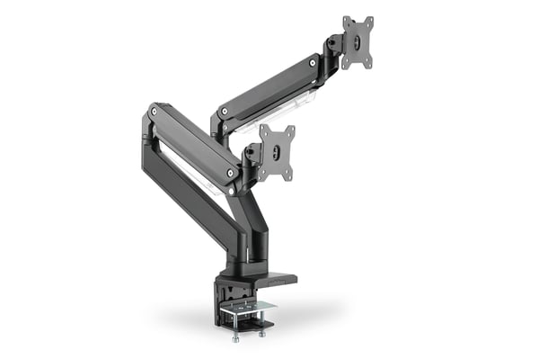 DIGITUS - mounting kit - for 2 LCD display/ curved LCD display - gas spring - matte black – kuva 5/5