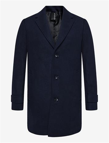 TOM TAILOR Classic Wool Coat - SKY CAPTAIN BLUE - S – kuva 3/3