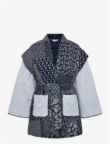 A-VIEW Katie Patch Jacket - NAVY/WHITE - 38