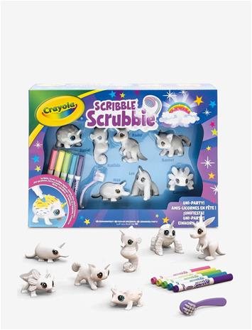 Crayola Scribble Scrubbie Unipets w/7 pets