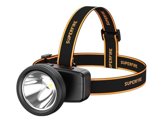 Superfire HL55 otsalamppu, 150 lm, USB-C, 4 tilaa, 270 m – kuva 5/5