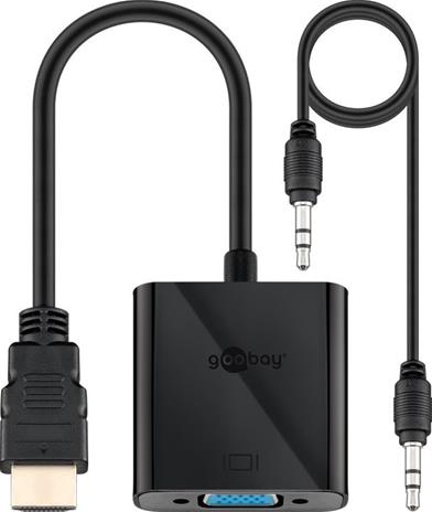 Pro HDMI - VGA adapter - Musta