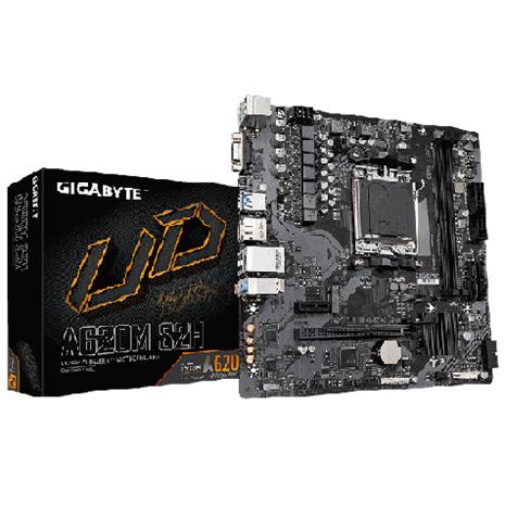 GIGABYTE A620M S2H Emolevy - AMD A620 - AMD AM5 socket - DDR5 RAM - Micro-ATX