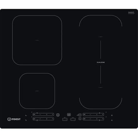 Indesit IB 65B60 NE Musta Sisäänrakennettu 59 cm alueen induktioliesi 4 vyöhykettä
