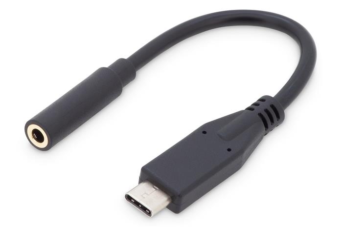 DIGITUS USB-C kuulokeliitäntäadapteri - ääni / USB - 20 cm