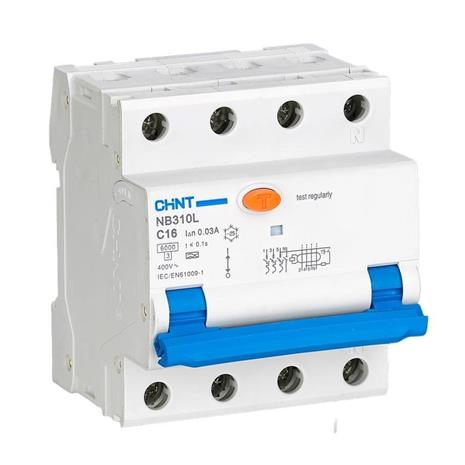 Katkaisija Chint RCBO, NB310L/3N