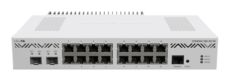 mikrotik ccr2004-16g-2s+pc