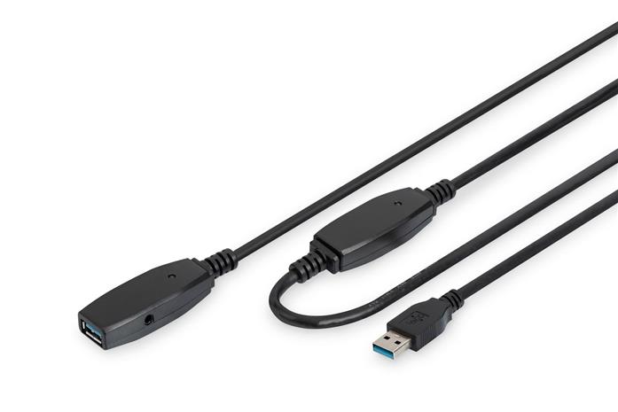 DIGITUS - USB extension cable - USB Type A to USB Type A - 10 m