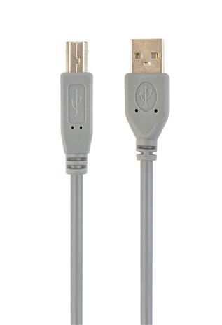 USB-KAAPELI 2.0 A-B M/M 1.8M SZARY