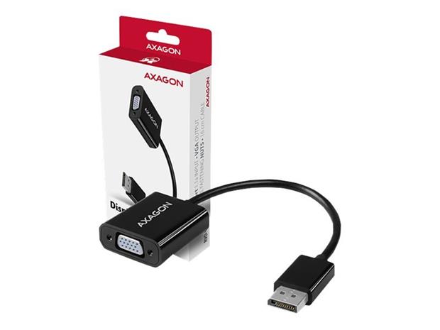 AXAGON - videoadapteri - DisplayPort to HD-15 (VGA) - 16 cm