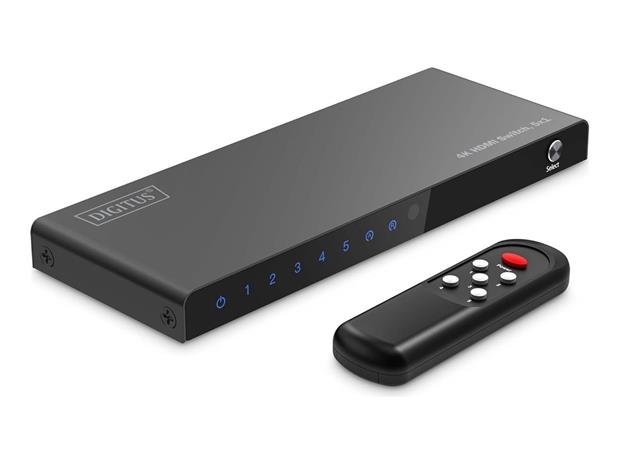 DIGITUS DS-55331 - video/audio switch - 4K - 3 x 1