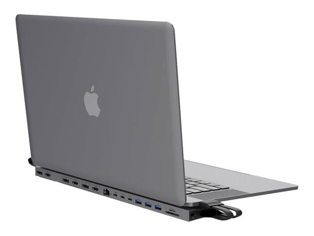 Targus HyperDrive 4K 2 x USB 3.2 Gen 2 (3.1 Gen 2) Type-C Silver
