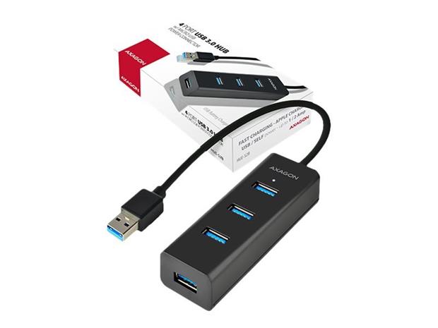 Axagon HUE-S2B 4x USB 3.0 CHARGING hub, power micro USB