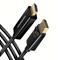 Axagon 1,8m HDMI A - DisplayPort kaapeliadapteri, musta – kuva 2