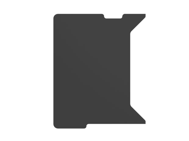 GENESIS NDS-2282 computer desk top Free-form shape MDF Anthracite