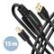 AXAGON ADR-215B - USB cable - USB to USB Type B - 15 m – kuva 3