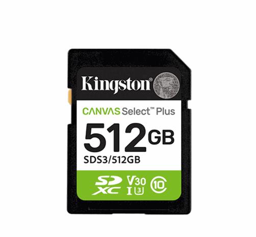 Kingston Canvas Select Plus 512GB microSDXC with Adapter