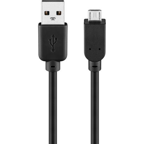 Pro USB-A <-> USB Micro-B - 1.8m - Musta