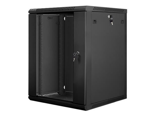 LANBERG seinäkaappi - Helppo asentaa - 15u - 600x600mm - Musta